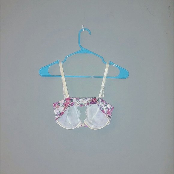 Vasarette Womens Bra Size 36 C Underwire Light Padding Floral Print - Picture 2 of 4